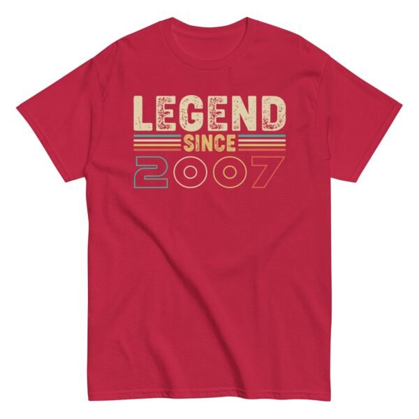 Legend Since 2007 T-shirts 18th Birthday Gifts - Image 7