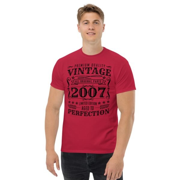 Vintage 2007 All Original Parts Birthday T-shirt - Image 4