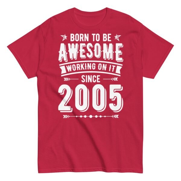 Born To Be Awesome Since 2005 T-shirts Birthday Gift - Image 8
