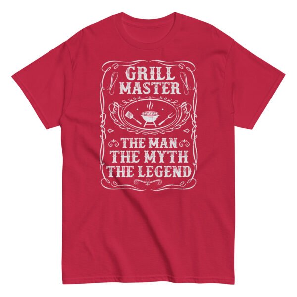 Grillmaster The Man The Myth The Legend Funny BBQ T-shirt - Image 7