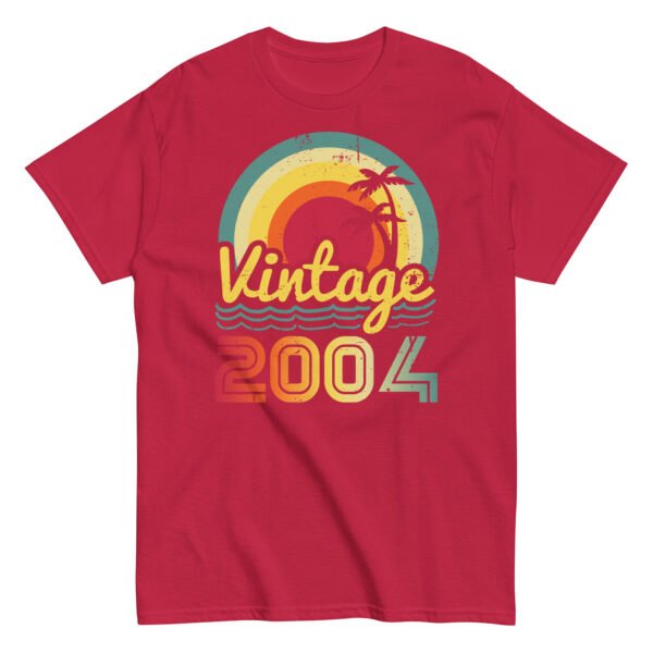 Vintage 2004 T-Shirt 2004 Birth Year Gift T Shirt - Image 5
