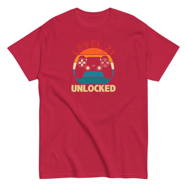 Level 21 Unlocked T-shirt 21st Birthday Gift T Shirts - Image 6