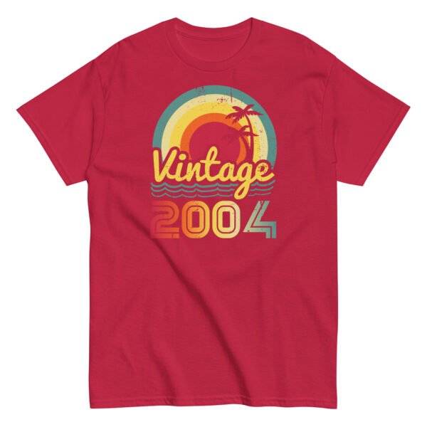 Vintage 2004 Sunset Retro Birthday Gift T-shirt - Image 7
