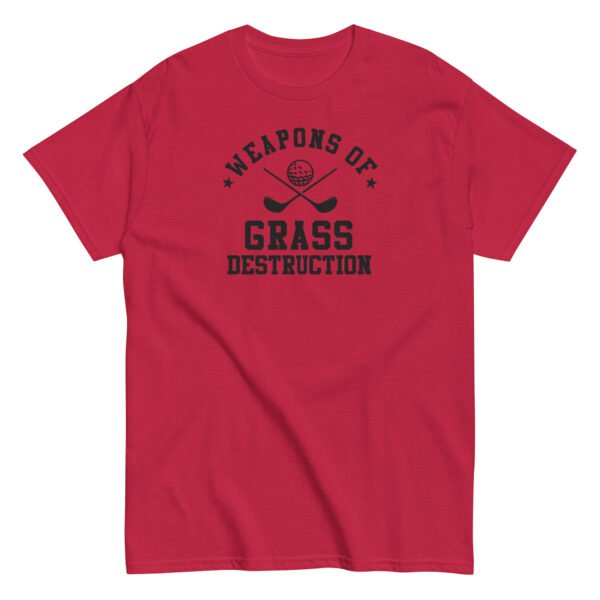 Weapons Of Grass Destruction Golf T-shirt - Image 2