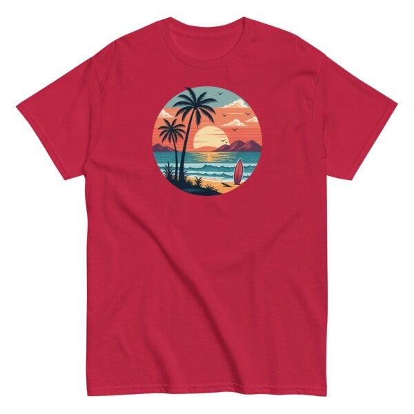 Retro Sunset Beach Surf T-shirt - Image 8