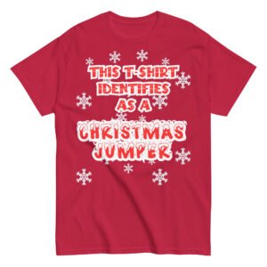 This T-Shirt Identifies As A Christmas Jumper