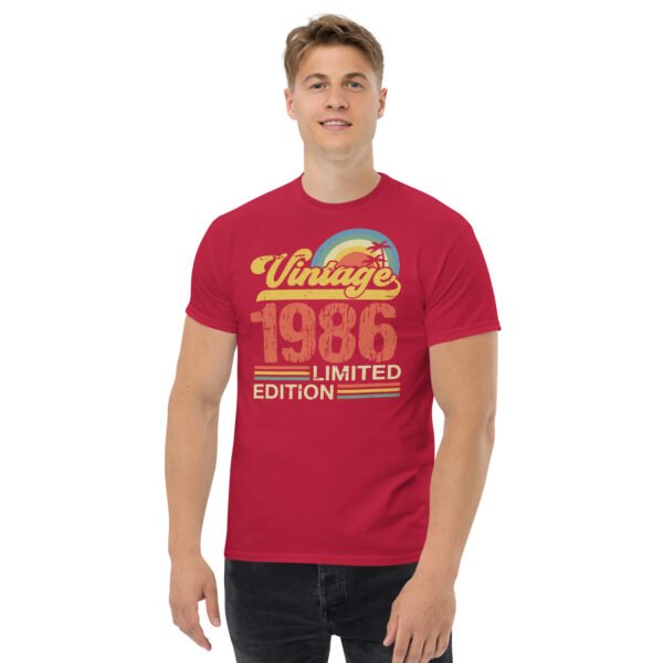 Vintage 1986 Limited Edition T-shirt 86 Birthday Gift - Image 4