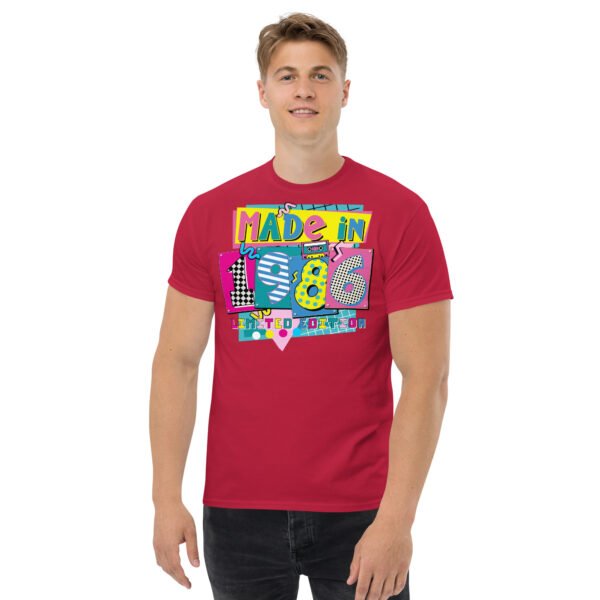 Made in 1986 Retro 80’s T-shirt 1986 Birthday Gift - Image 2