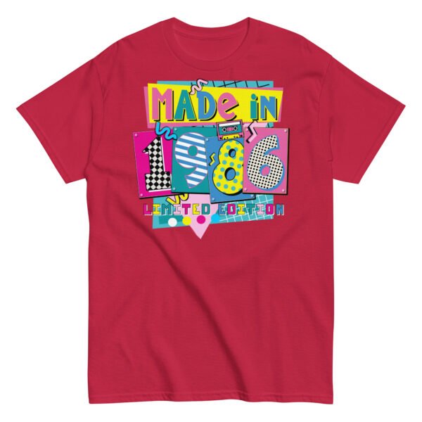 Made in 1986 Retro 80’s T-shirt 1986 Birthday Gift - Image 7