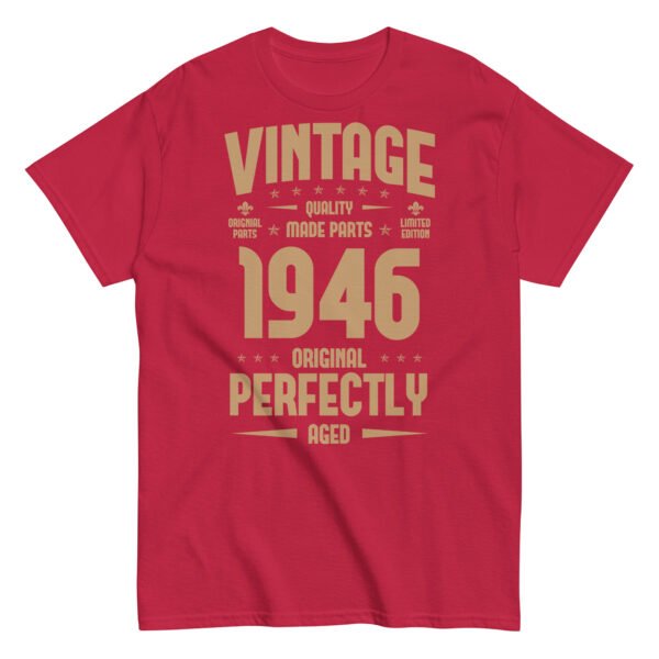 Vintage 1946 T-shirt Original Perfectly Made Birthday Gift