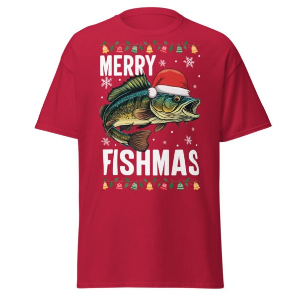 Merry Fishmas Christmas T-shirts For Men Who Fish - Image 7