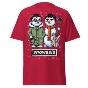 Snowasis Oasis Christmas T-shirt  Liam & Noel Gallagher Tshirt