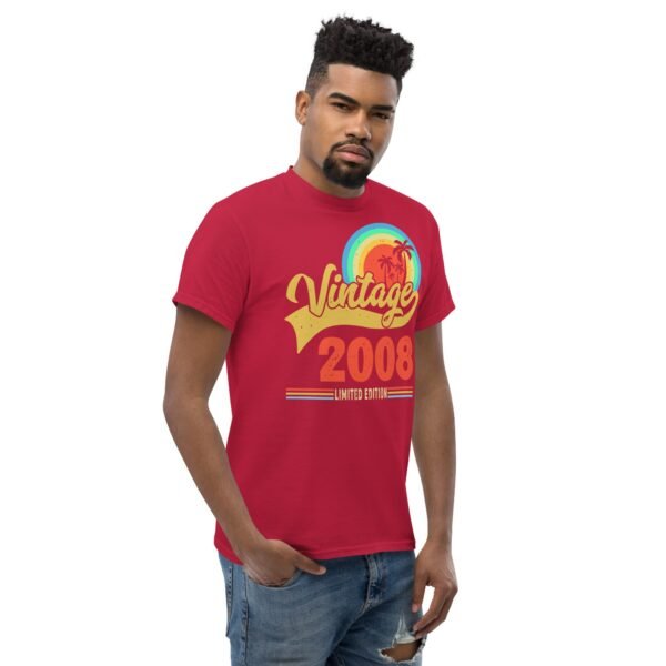 Vintage 2008 T-shirt Limited Edition 2008 Birthday T Shirt - Image 3