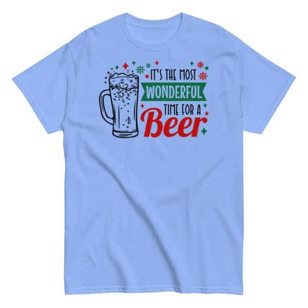 Christmas T-shirt Men’s It’s The Most Wonderful Time For A Beer - Image 8