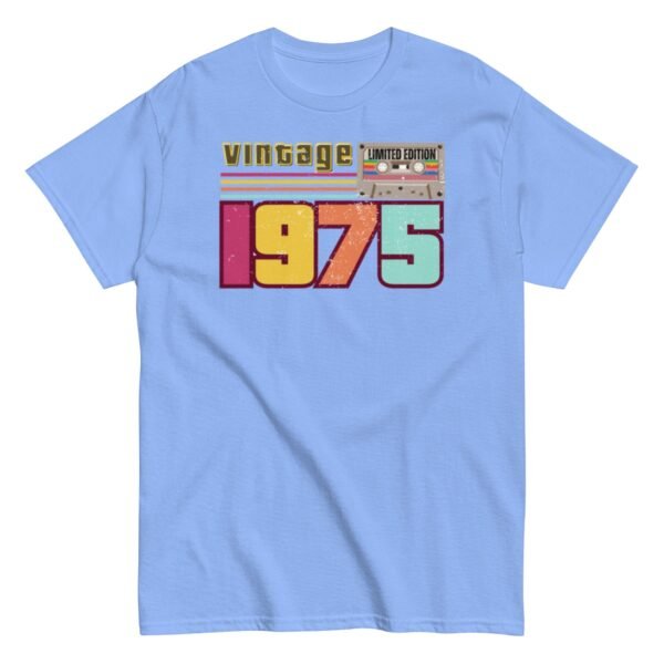 Vintage 1975 Cassette Tape Limited Edition 1975 Birthday T-shirt - Image 10