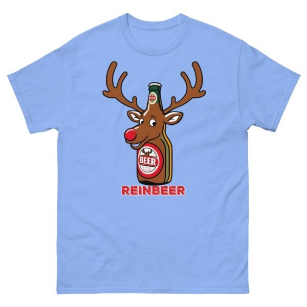 Beer Drinker Funny Christmas T-shirt Reinbeer - Image 12