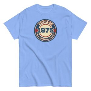 1975 Birthday Gift T-shirt Vintage All Original Parts 50th
