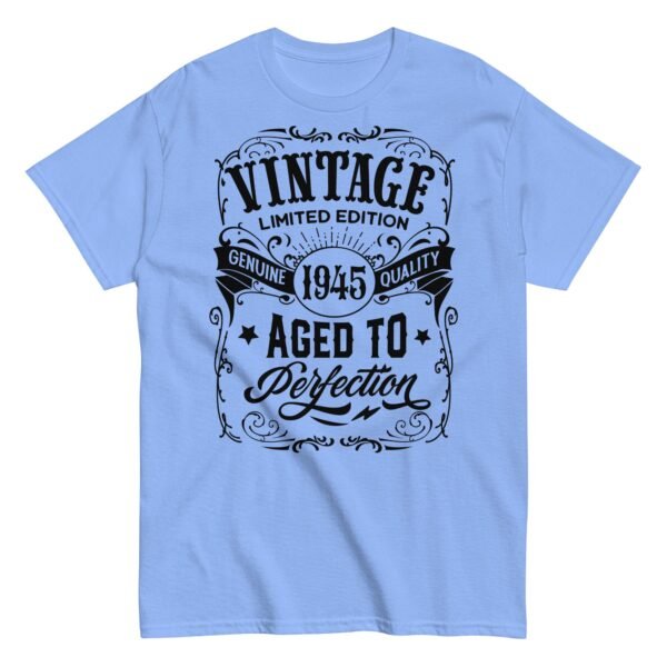 1945 Vintage Aged To Perfection Gift T-shirt 1945 Birth Year - Image 8