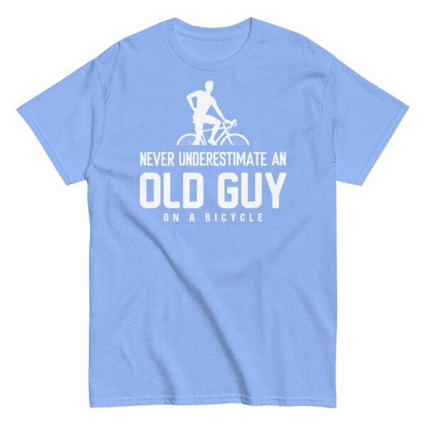 Never Underestimate An Old Guy On A Bicycle T-shirt - Image 11