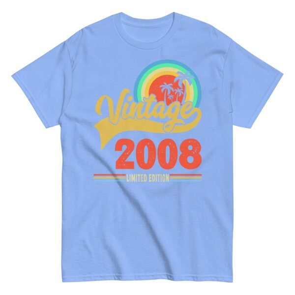 Vintage 2008 T-shirt Limited Edition 2008 Birthday T Shirt - Image 12