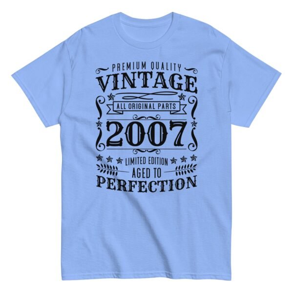 Vintage 2007 All Original Parts Birthday T-shirt - Image 10