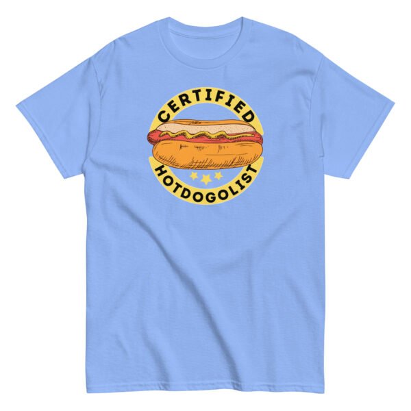 Certified Hotdogologist Funny BBQ Gift Hotdog T-Shirt - Image 9