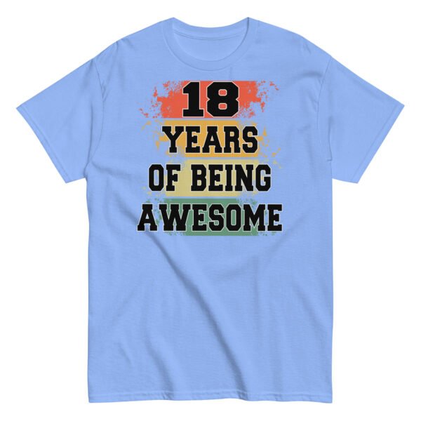 18th Birthday T-shirt – 18 Years Of Being Awesome - Image 12