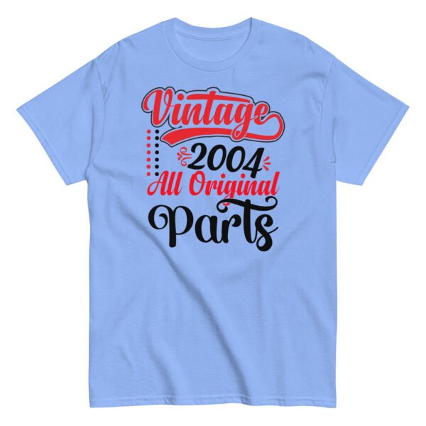 Vintage 2004 All Original Parts T-shirt Birthday Gift T Shirt - Image 8