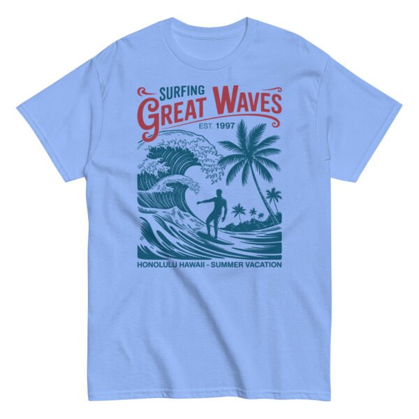 Surfing Great Waves Honolulu Hawaii T-shirt - Image 12
