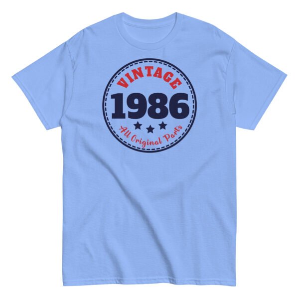 Vintage 1986 All Original Parts Retro T-shirt - Image 12