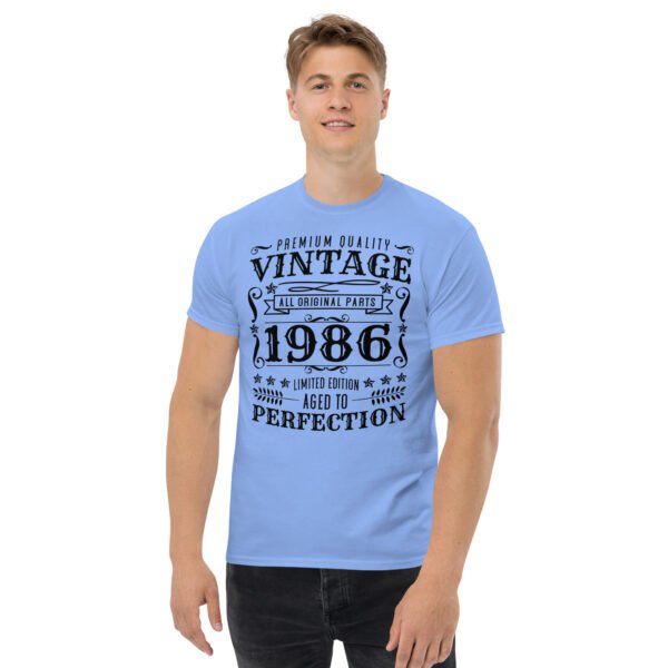 Vintage 1986 Aged To Perfection T-Shirt Birthday Gift - Image 3
