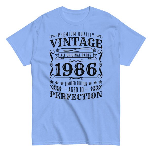 Vintage 1986 Aged To Perfection T-Shirt Birthday Gift - Image 10