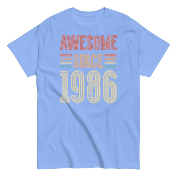 Awesome Since 1986 Retro Birthday Gift T-shirt - Image 12