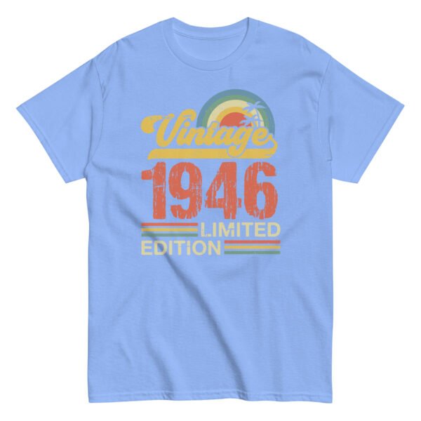Vintage 1946 Birthday T-shirt Limited Edition Retro Gift - Image 6