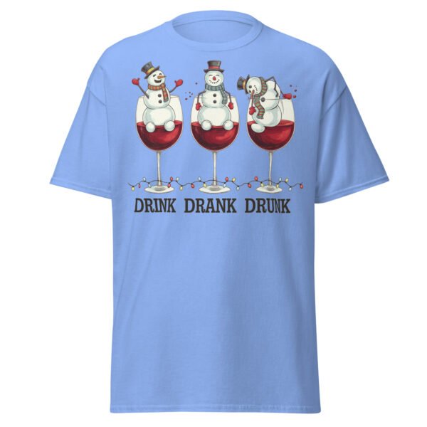 Drink Drank Drunk Funny Drinking Christmas T-shirt