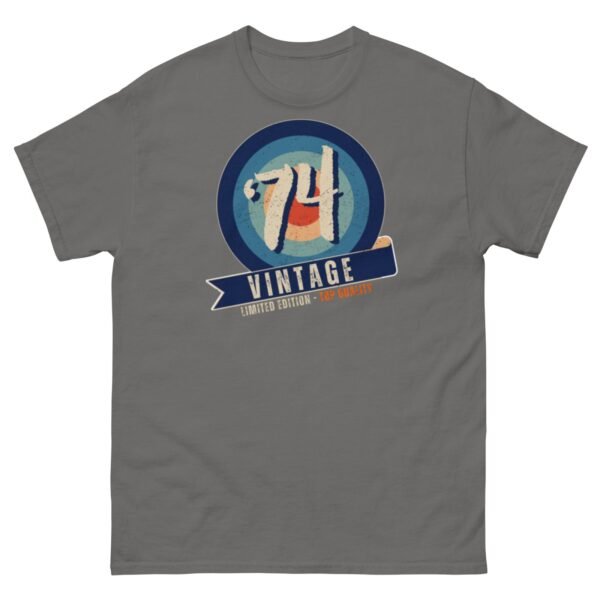 1974 Birthday t-shirt ’74 Vintage 1974 Gift Limited Edition T-shirt - Image 8