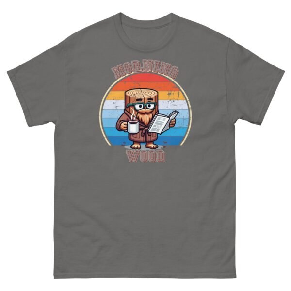 Morning Wood T-shirt Funny Gift for Him Tee - Image 8