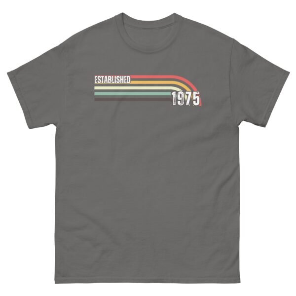 Established 1975 50th Birthday Gift T-shirt - Image 10