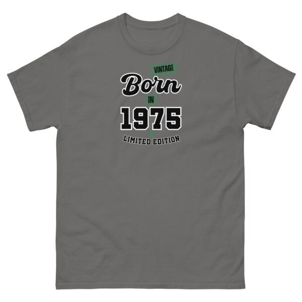 Vintage Born In 1975 Limited Edition T-shirt 50th Birthday Tee - Image 10