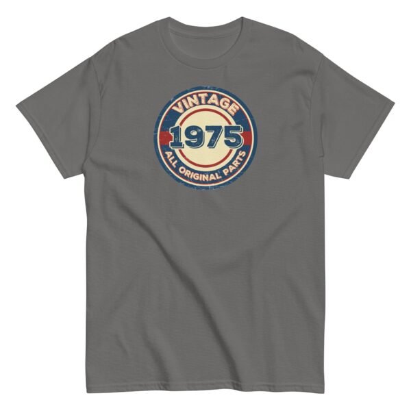 1975 Birthday Gift T-shirt Vintage All Original Parts 50th - Image 10