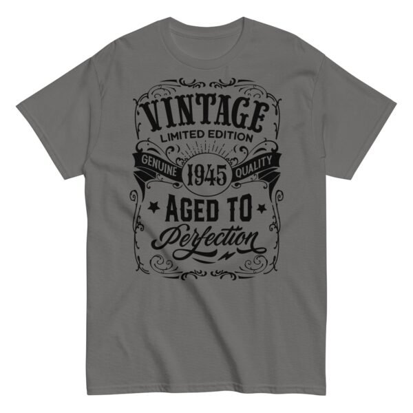1945 Vintage Aged To Perfection Gift T-shirt 1945 Birth Year - Image 5