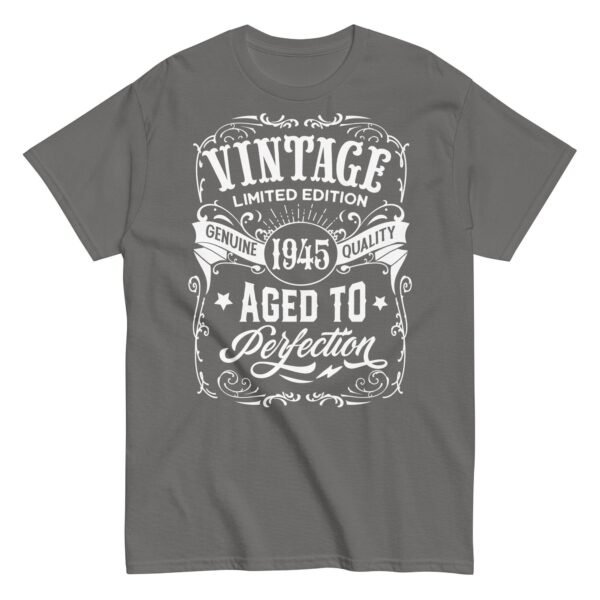 Vintage 1945 Aged To Perfection Gift T-shirt 1945 Birth Year - Image 9