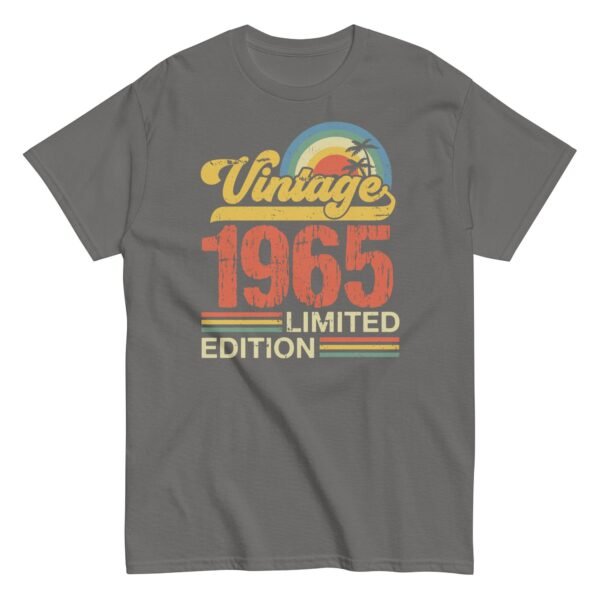 Vintage 1965 Limited Edition Birthday T-shirt 1965 Gift - Image 8