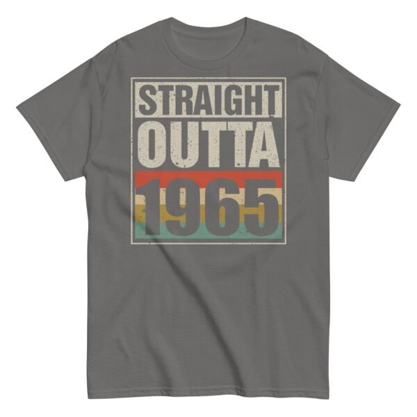 1965 Birthday Year Gift T-shirt Straight Outta 1965 T-shirt - Image 8