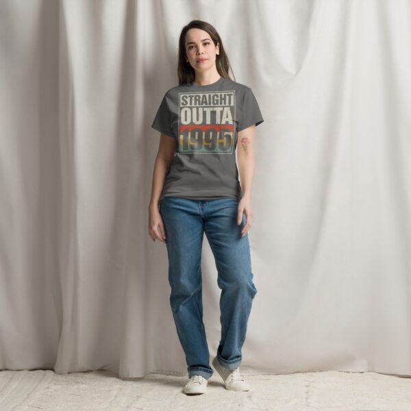 1995 Birthday Year Gift T-shirt Straight Outta 1995 T-shirt - Image 3