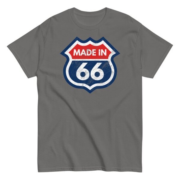 1966 Birthday Gift T-shirt Made in 66 US Route 66 Style - Image 9