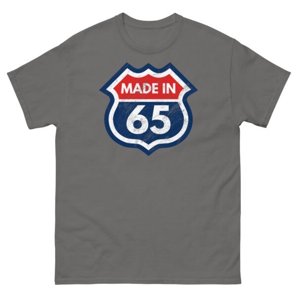 1965 Birthday T-Shirt Gift Made in 65 US Route Sign - Image 9