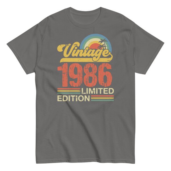 Vintage 1986 Limited Edition T-shirt 86 Birthday Gift - Image 8