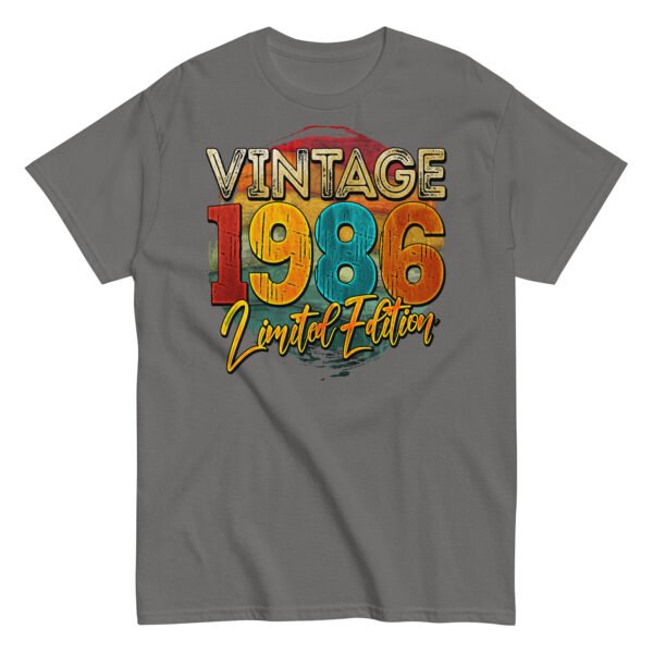 Vintage 1986 Limited Edition Birthday 86 T-shirt - Image 8