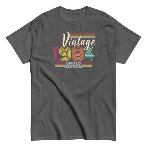 Vintage 1984 T-shirt Limited Edition 40th Birthday T-shirt - Image 6